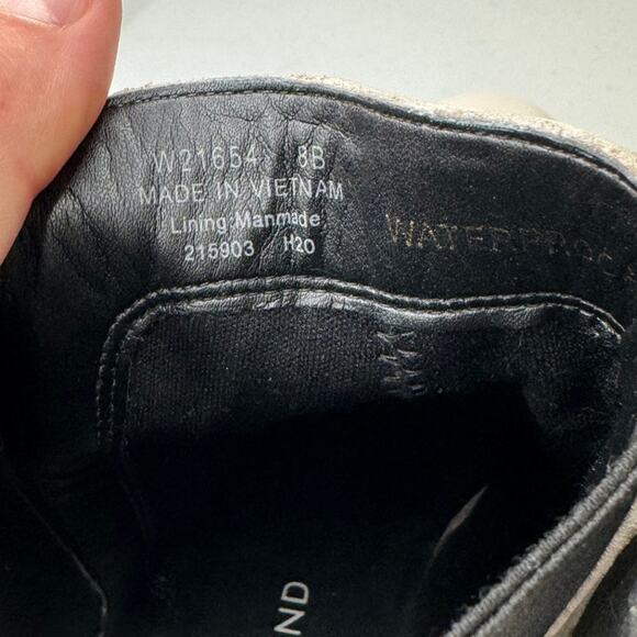 Cole Haan Original Grand White Leather Chelsea Boots, Women's Size 8 - Picture 9 of 10